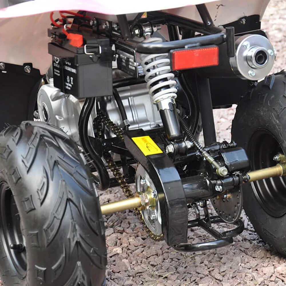 Motoworks 110cc Petrol Powered 4-Stroke Sports Kids Quad Bike - Green 7 Motoworks 110cc Petrol Powered 4-Stroke Sports Kids Quad Bike - Green - Image 7