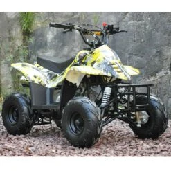 Motoworks 110cc Petrol Powered 4-Stroke Sports Kids Quad Bike - Yellow 12 Motoworks 110cc Petrol Powered 4-Stroke Sports Kids Quad Bike - Yellow -Kids Car Sales MOT 110ATV SP YEL2