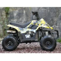 Motoworks 110cc Petrol Powered 4-Stroke Sports Kids Quad Bike - Yellow 13 Motoworks 110cc Petrol Powered 4-Stroke Sports Kids Quad Bike - Yellow -Kids Car Sales MOT 110ATV SP YEL3