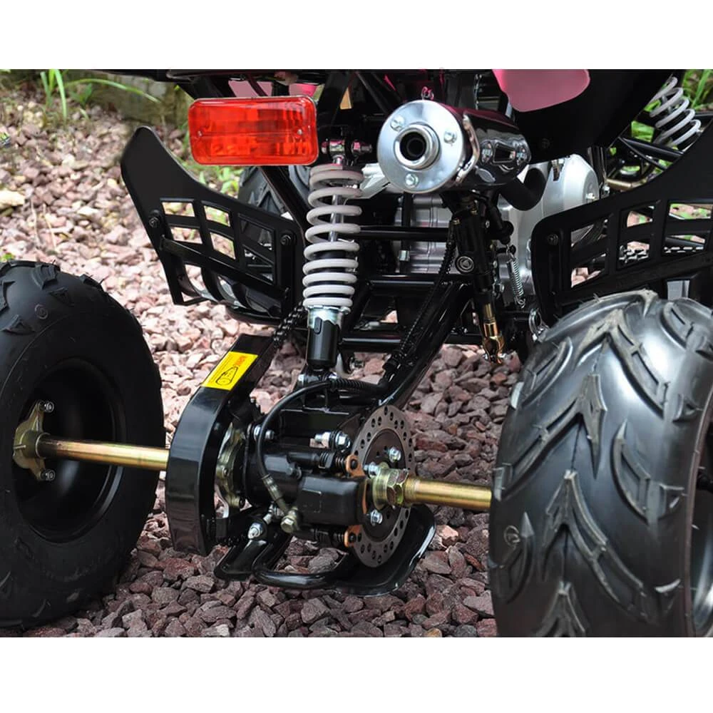 Motoworks 125cc Petrol-Powered 4-Stroke Sports Kids Quad Bike - Red 6 Motoworks 125cc Petrol-Powered 4-Stroke Sports Kids Quad Bike - Red - Image 6