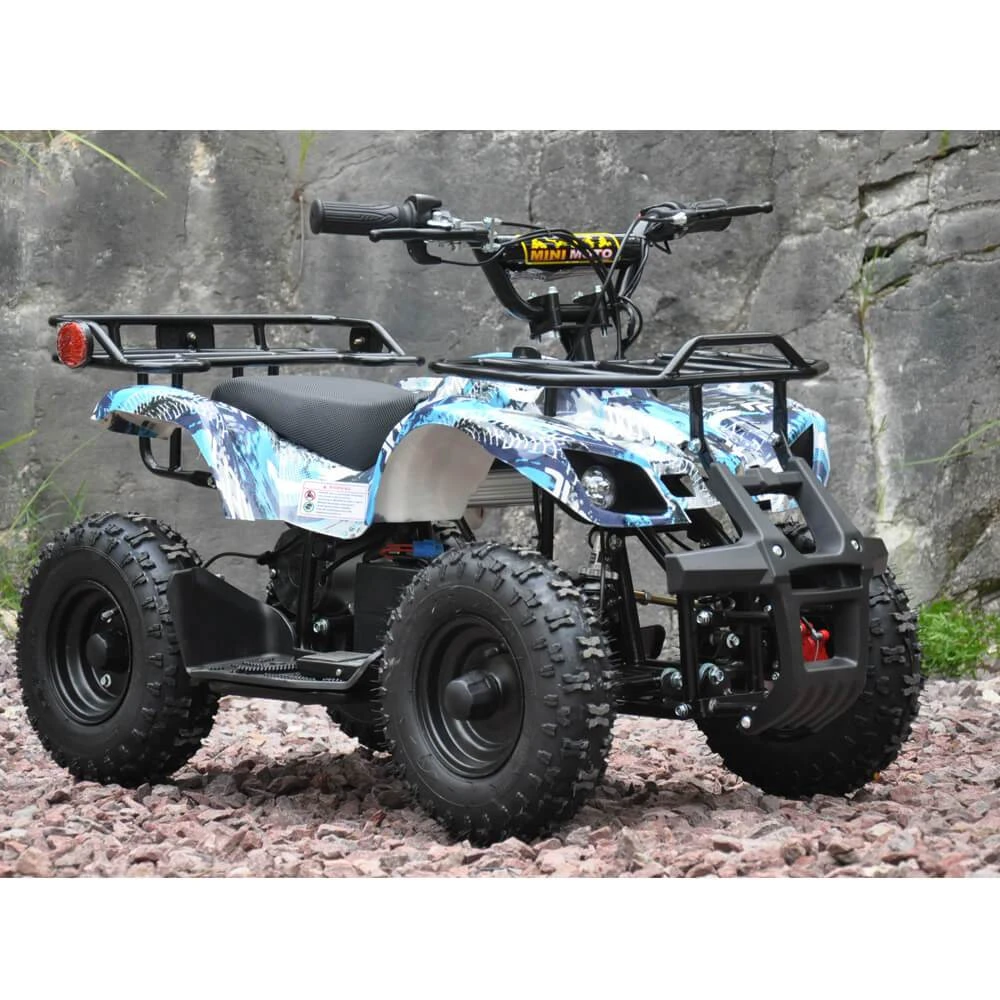 Motoworks 500w 36v Electric Farm Brushless Kids Quad Bike - Blue 3 Motoworks 500w 36v Electric Farm Brushless Kids Quad Bike - Blue - Image 3