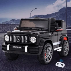 Mercedes Benz AMG G63 Licensed Black 12v Ride-On Kids Car 10 Mercedes Benz AMG G63 Licensed Black 12v Ride-On Kids Car -Kids Car Sales Mercedes Benz AMG G63 Licensed Black 12v Ride On Kids Car 1