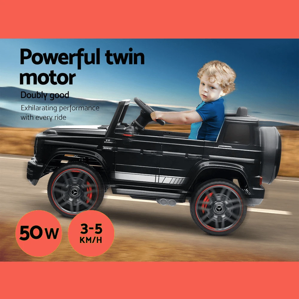 Mercedes Benz AMG G63 Licensed Black 12v Ride-On Kids Car 6 Mercedes Benz AMG G63 Licensed Black 12v Ride-On Kids Car - Image 6