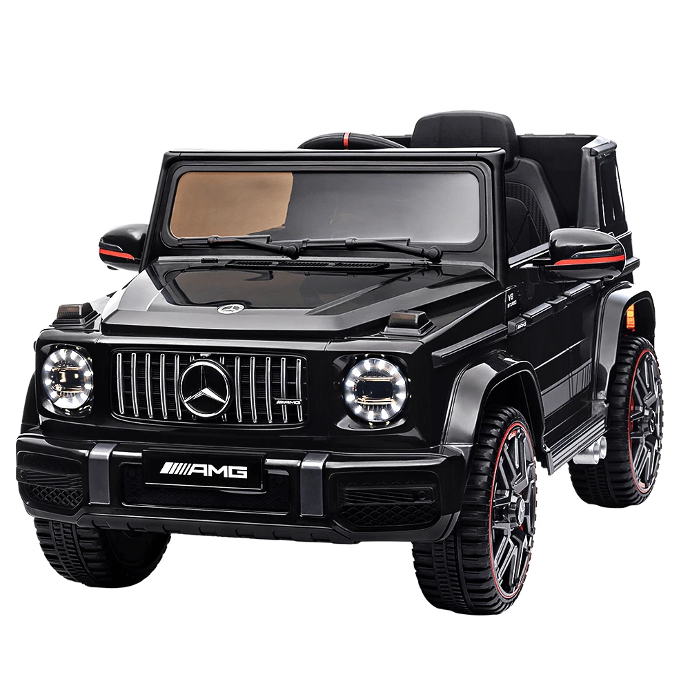 Mercedes Benz AMG G63 Licensed Black 12v Ride-On Kids Car 1 Mercedes Benz AMG G63 Licensed Black 12v Ride-On Kids Car