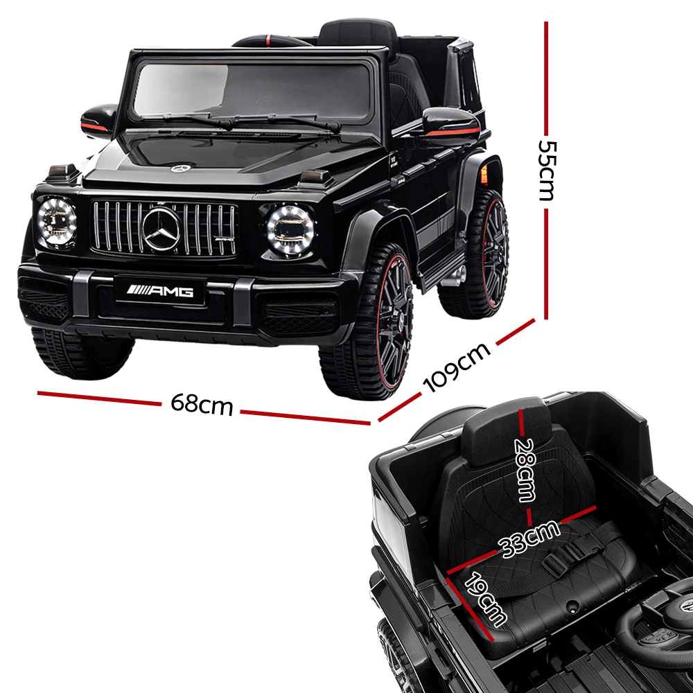 Mercedes Benz AMG G63 Licensed Black 12v Ride-On Kids Car 8 Mercedes Benz AMG G63 Licensed Black 12v Ride-On Kids Car - Image 8