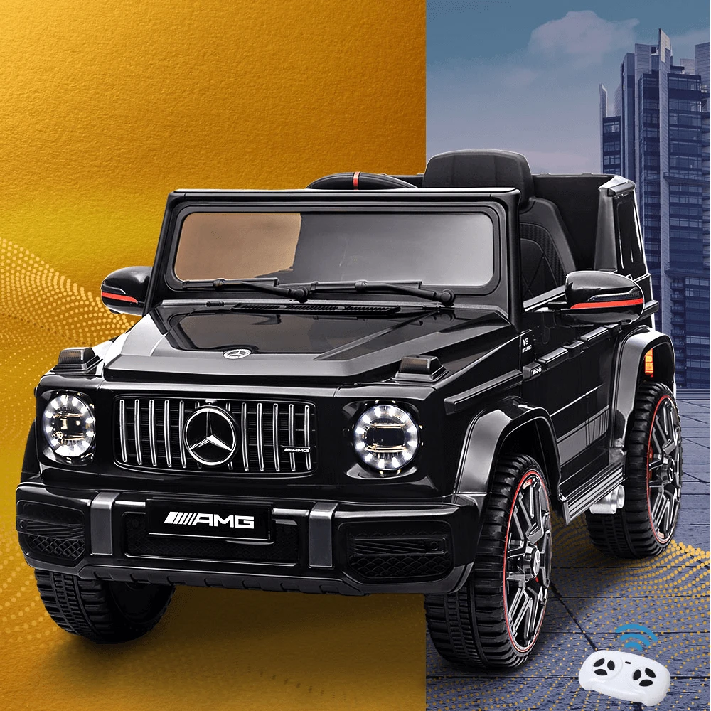 Mercedes Benz AMG G63 Licensed Black 12v Ride-On Kids Car 2 Mercedes Benz AMG G63 Licensed Black 12v Ride-On Kids Car - Image 2