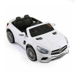Mercedes SL65 AMG 12v Kids Electric Ride On - White -Kids Car Sales MercedesSL65AMG12vKidsElectricRideOn WhiteUpperView
