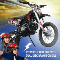 Motoworks 125cc Petrol Powered 4-Stroke 4-Speed Manual Kids Dirt Bike X - Red -Kids Car Sales Motoworks125ccPetrolPowered4 Stroke4 SpeedManualKidsDirtBikeX 3 cba2a2e4 f526 43b8 96cc be11e33cbe54