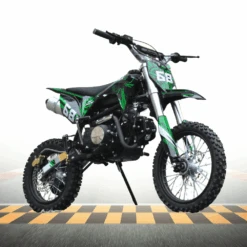 Motoworks 125cc Petrol Powered 4-Stroke 4-Speed Manual Kids Dirt Bike X - Green