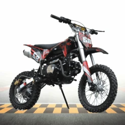 Motoworks 125cc Petrol Powered 4-Stroke 4-Speed Manual Kids Dirt Bike X - Red