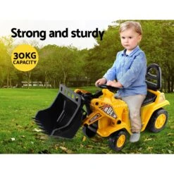 Kids Ride-On Yellow Loader Digger Bulldozer -Kids Car Sales PLAY CAR BULLDOZER 02 da106761 097c 4f27 a8bb 8af17b909e48