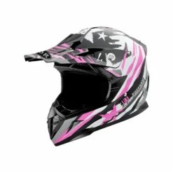 TDRMOTO Kids Full-Face Motorbike/ATV Helmet - Black -Kids Car Sales Pink