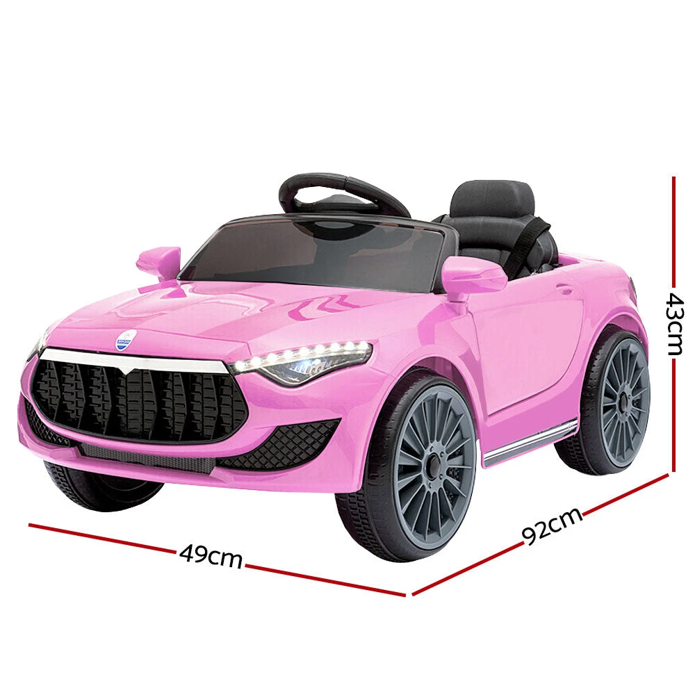 Maserati Inspired 12v Kids Ride On Car - Pink 7 Maserati Inspired 12v Kids Ride On Car - Pink - Image 7