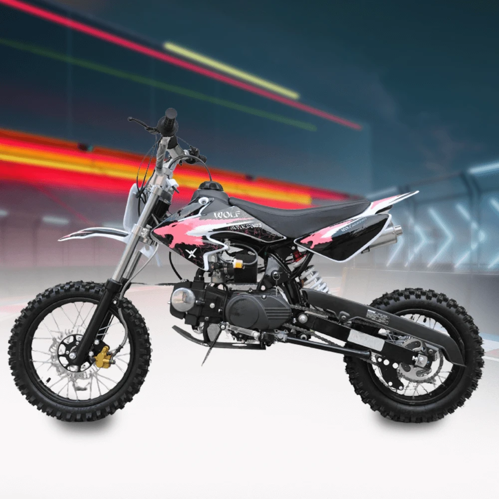 Motoworks 125cc Petrol Powered 4-Stroke Kids Dirt Bike - Pink 3 Motoworks 125cc Petrol Powered 4-Stroke Kids Dirt Bike - Pink - Image 3