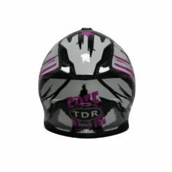 TDRMOTO Kids Full-Face Motorbike/ATV Helmet - Black -Kids Car Sales Pinkback