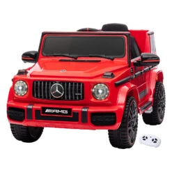 Licensed Mercedes Benz AMG63 12V Kids Electric Ride On Car - Red