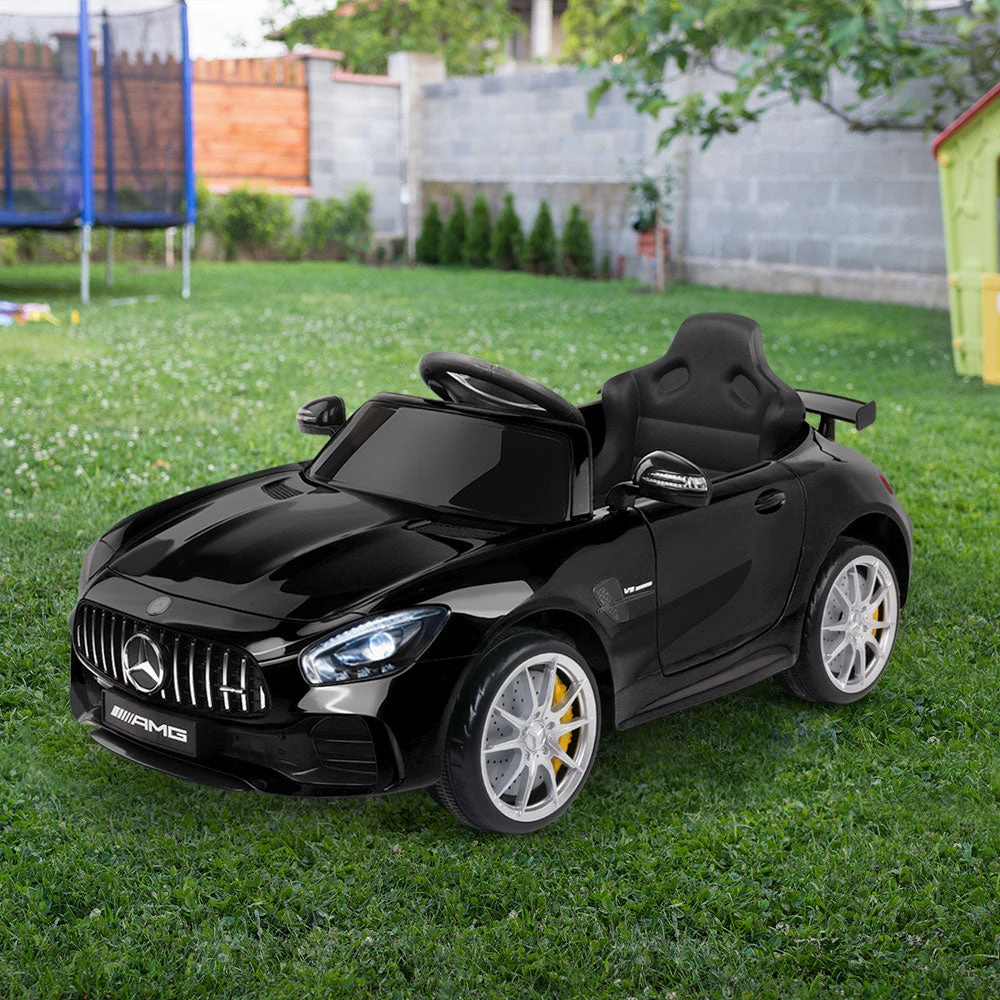 Mercedes-AMG GT R Licensed 12v Kid's Ride-On Car – Black 8 Mercedes-AMG GT R Licensed 12v Kid's Ride-On Car – Black - Image 8