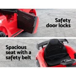 Mercedes-Benz AMG GTR Licensed 12v Electric Kids Ride-On Car - Red -Kids Car Sales RCAR AMGGTR S RD 05