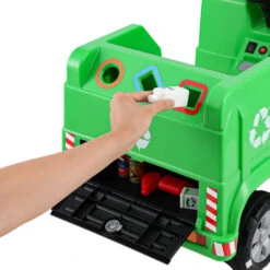 Rigo 12v Kids Electric Garbage Truck Ride On Car - Green -Kids Car Sales RCAR C POLICE TRUCK 12V GN 190848 03
