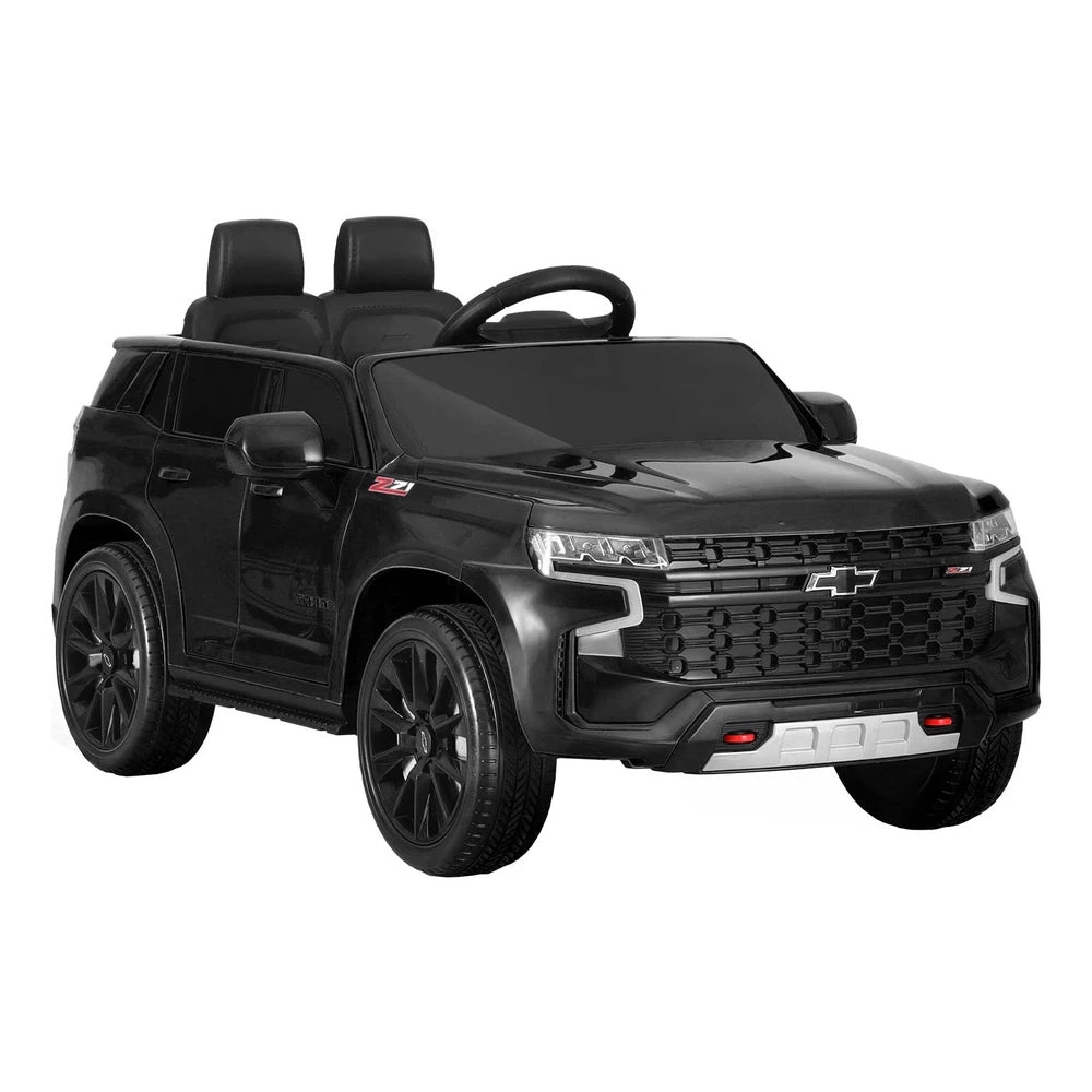Licensed Chevrolet Tahoe 12v Kids Electric Ride On Car With Remote - Black 1 Licensed Chevrolet Tahoe 12v Kids Electric Ride On Car With Remote - Black