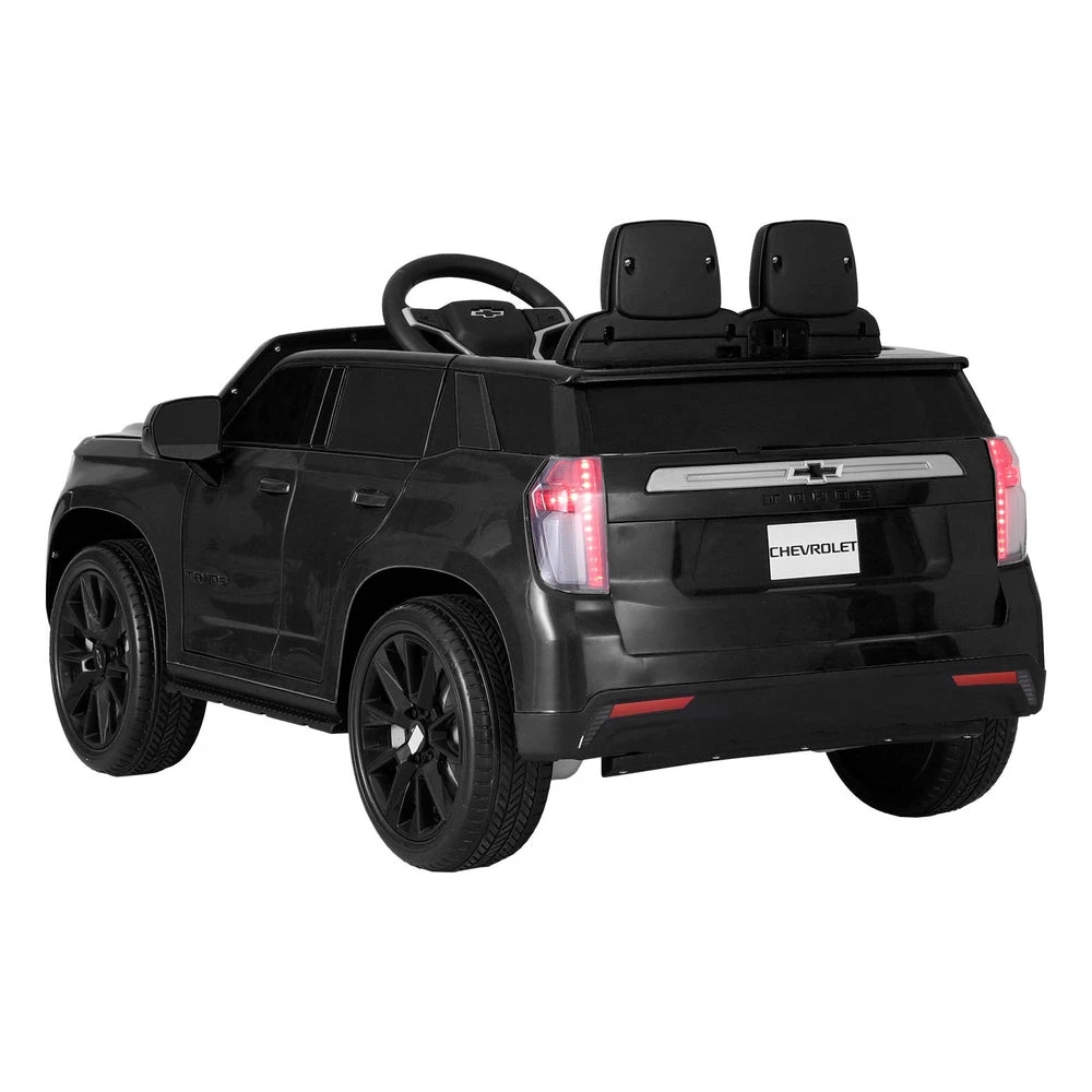 Licensed Chevrolet Tahoe 12v Kids Electric Ride On Car With Remote - Black 3 Licensed Chevrolet Tahoe 12v Kids Electric Ride On Car With Remote - Black - Image 3