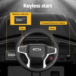 Licensed Chevrolet Tahoe 12v Kids Electric Ride On Car With Remote - Black 10 Licensed Chevrolet Tahoe 12v Kids Electric Ride On Car With Remote - Black -Kids Car Sales RCAR LS CHEVT TAHOE BK 185497 03