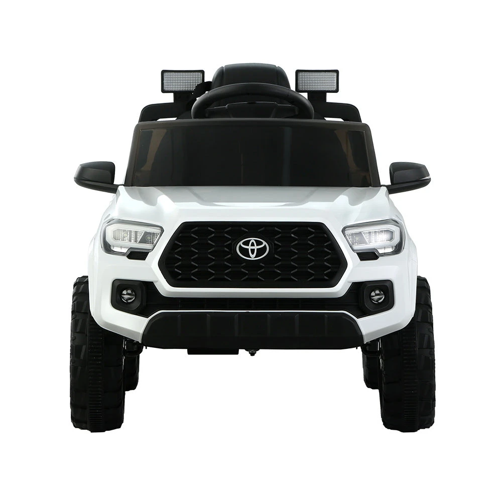 Licensed Toyota Tacoma 12v Off Road Kids Electric Ride On With Remote - White 3 Licensed Toyota Tacoma 12v Off Road Kids Electric Ride On With Remote - White - Image 3