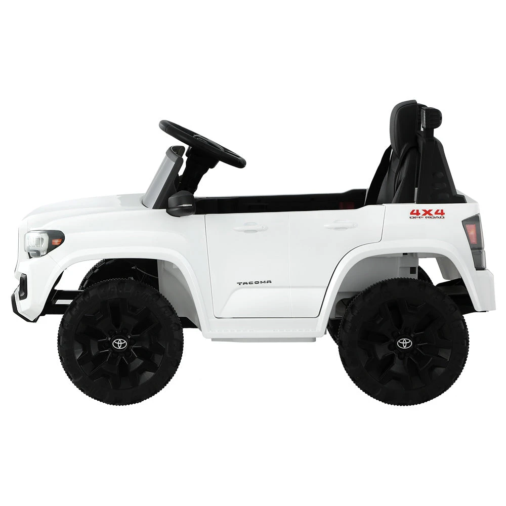 Licensed Toyota Tacoma 12v Off Road Kids Electric Ride On With Remote - White 4 Licensed Toyota Tacoma 12v Off Road Kids Electric Ride On With Remote - White - Image 4