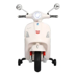 Vespa Licensed GTS Kids Electric Ride-On Motorcycle - White 10 Vespa Licensed GTS Kids Electric Ride-On Motorcycle - White -Kids Car Sales RCAR MBIKE VESPA WH 95238 02
