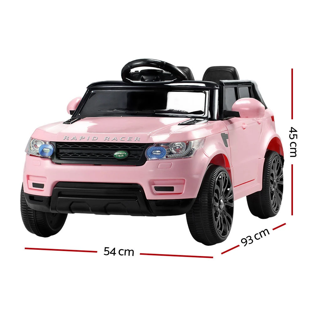 Kids Electric 12v Sports Ride-On Kids Car - Pink 2 Kids Electric 12v Sports Ride-On Kids Car - Pink - Image 2