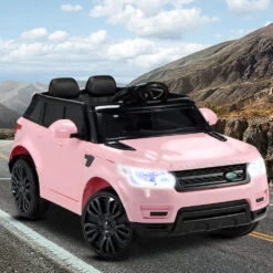 Kids Electric 12v Sports Ride-On Kids Car - Pink 19 Kids Electric 12v Sports Ride-On Kids Car - Pink -Kids Car Sales RCAR RANGEROVER PK 07