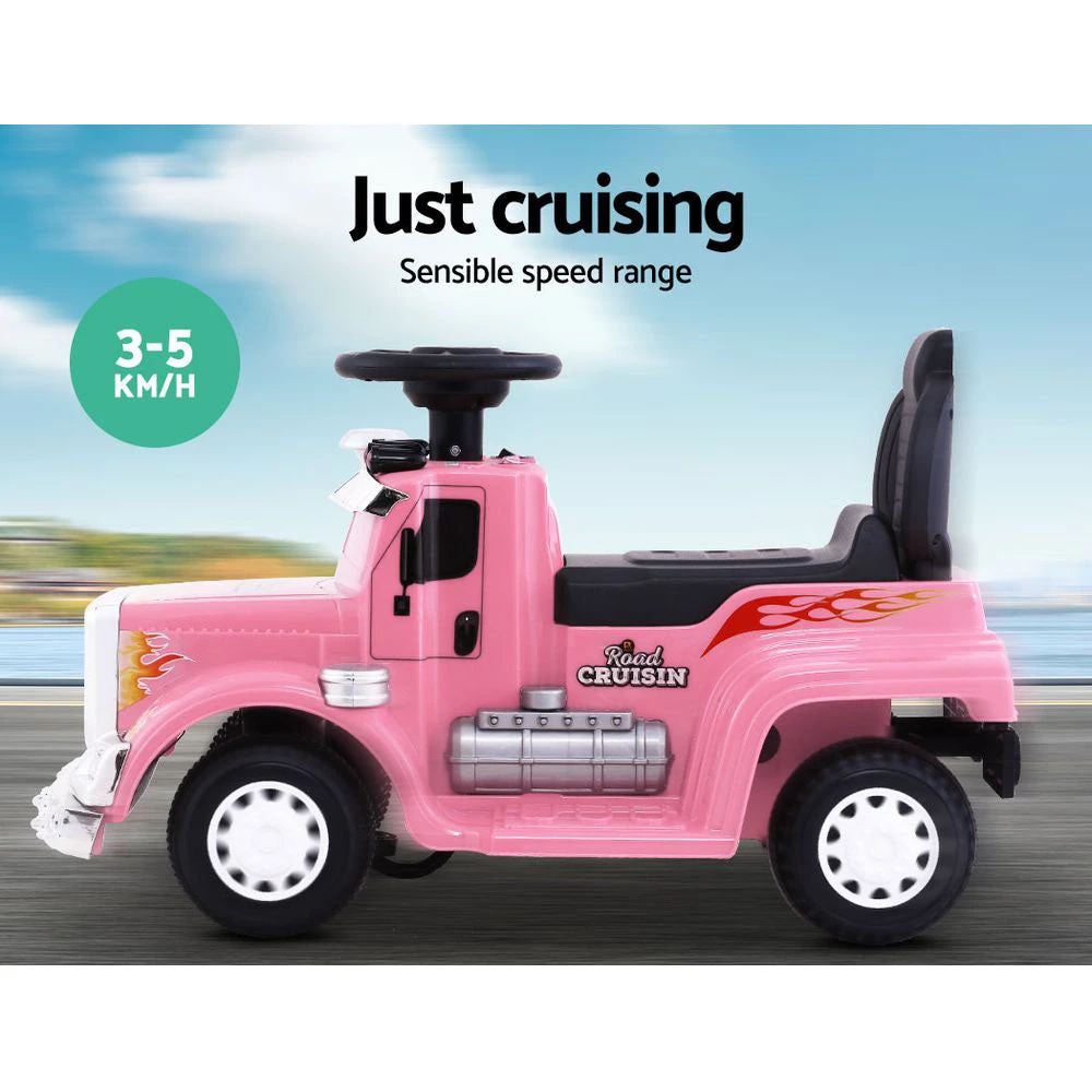 Kids Electric Toy Truck 6v Ride-On Kids Car - Pink 10 Kids Electric Toy Truck 6v Ride-On Kids Car - Pink - Image 10