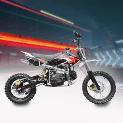 Motoworks 125cc Petrol Powered 4-Stroke Kids Dirt Bike - Red -Kids Car Sales Red motorcycle for kids 125cc Dirt Bike