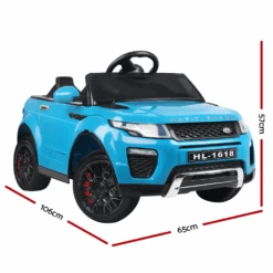 Rigo Kids Electric 12v Ride-On Kids Car With Remote - Blue -Kids Car Sales Rigo Kids Electric 12v Ride On Kids Car with Remote Blue 12
