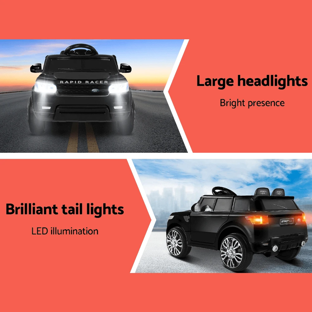 Rigo Kids Electric 12v Sports Ride-On Kids Car - Black 6 Rigo Kids Electric 12v Sports Ride-On Kids Car - Black - Image 6