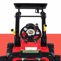 Rigo Kids 6v Tractor Digger Electric Kids Ride-On With Remote - Red -Kids Car Sales Rigo Kids Electric Ride On Car Bulldozer Digger Loader Remote 6V Red 5 1