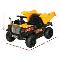 Rigo 12v Electric Dumptruck Loader Kids Ride On Car - Yellow 13 Rigo 12v Electric Dumptruck Loader Kids Ride On Car - Yellow -Kids Car Sales Rigo Kids Electric Ride On Car Dumptruck Loader Toy Cars 12V Yellow 3