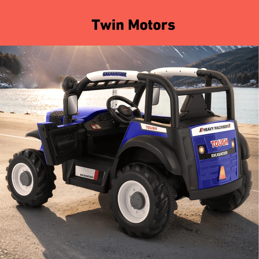 Rigo Kids 12v Off Road Jeep Kids Electric Ride On Car With Remote - Blue 5 Rigo Kids 12v Off Road Jeep Kids Electric Ride On Car With Remote - Blue - Image 5