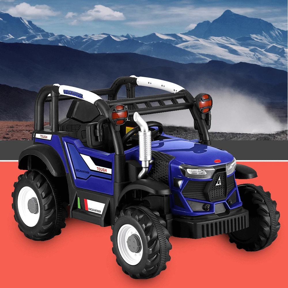 Rigo Kids 12v Off Road Jeep Kids Electric Ride On Car With Remote - Blue 2 Rigo Kids 12v Off Road Jeep Kids Electric Ride On Car With Remote - Blue - Image 2