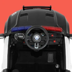 Rigo 12v Electric Police Patrol Kids Ride On Car With Remote - Black -Kids Car Sales Rigo Kids Ride On Car Electric Patrol Police Cars Battery Powered Toys 12V Black 3