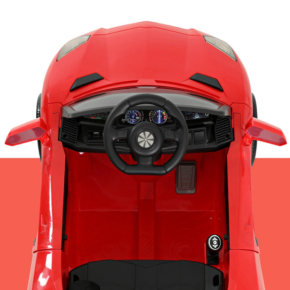 Rigo 12v Electric Kids Ride On Sports Car With Remote - Red 4 Rigo 12v Electric Kids Ride On Sports Car With Remote - Red - Image 4