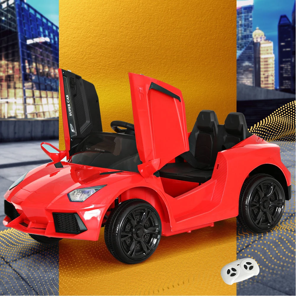 Rigo 12v Electric Kids Ride On Sports Car With Remote - Red 2 Rigo 12v Electric Kids Ride On Sports Car With Remote - Red - Image 2