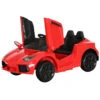 Rigo 12v Electric Kids Ride On Sports Car With Remote - Red