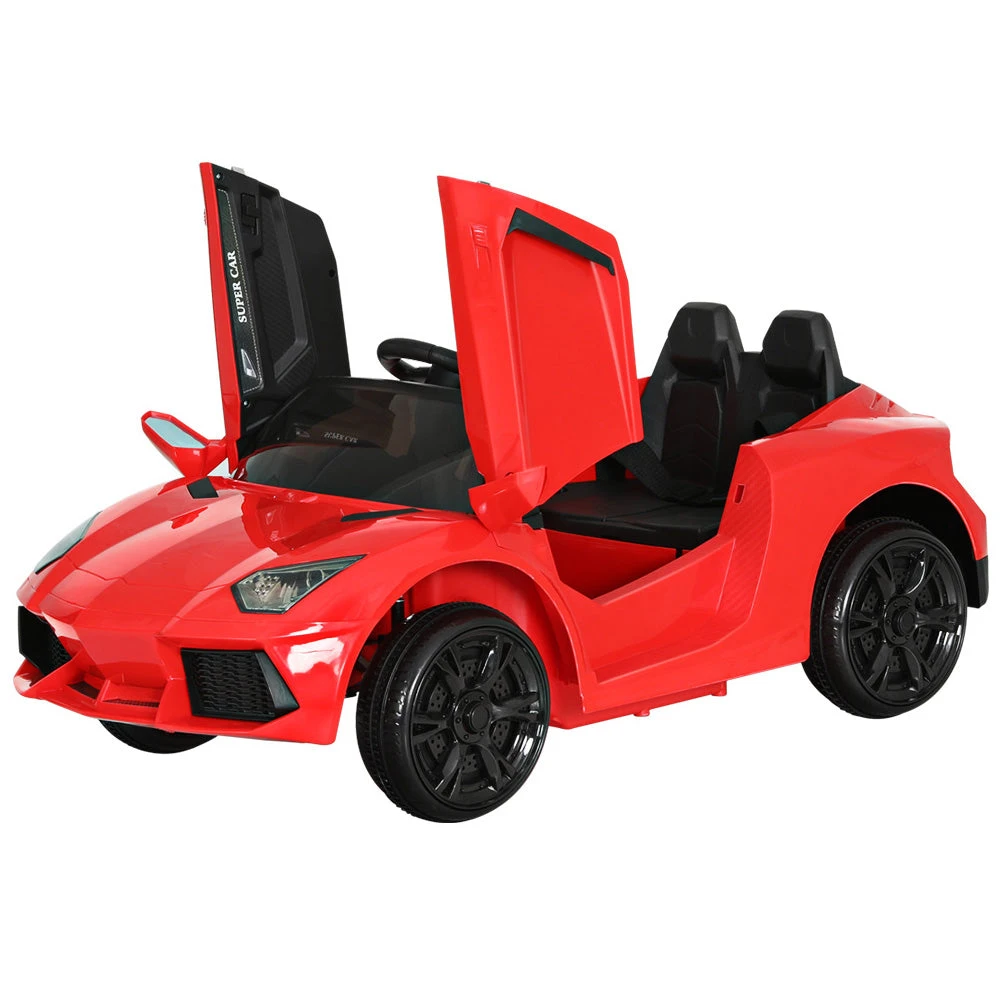 Rigo 12v Electric Kids Ride On Sports Car With Remote - Red 1 Rigo 12v Electric Kids Ride On Sports Car With Remote - Red