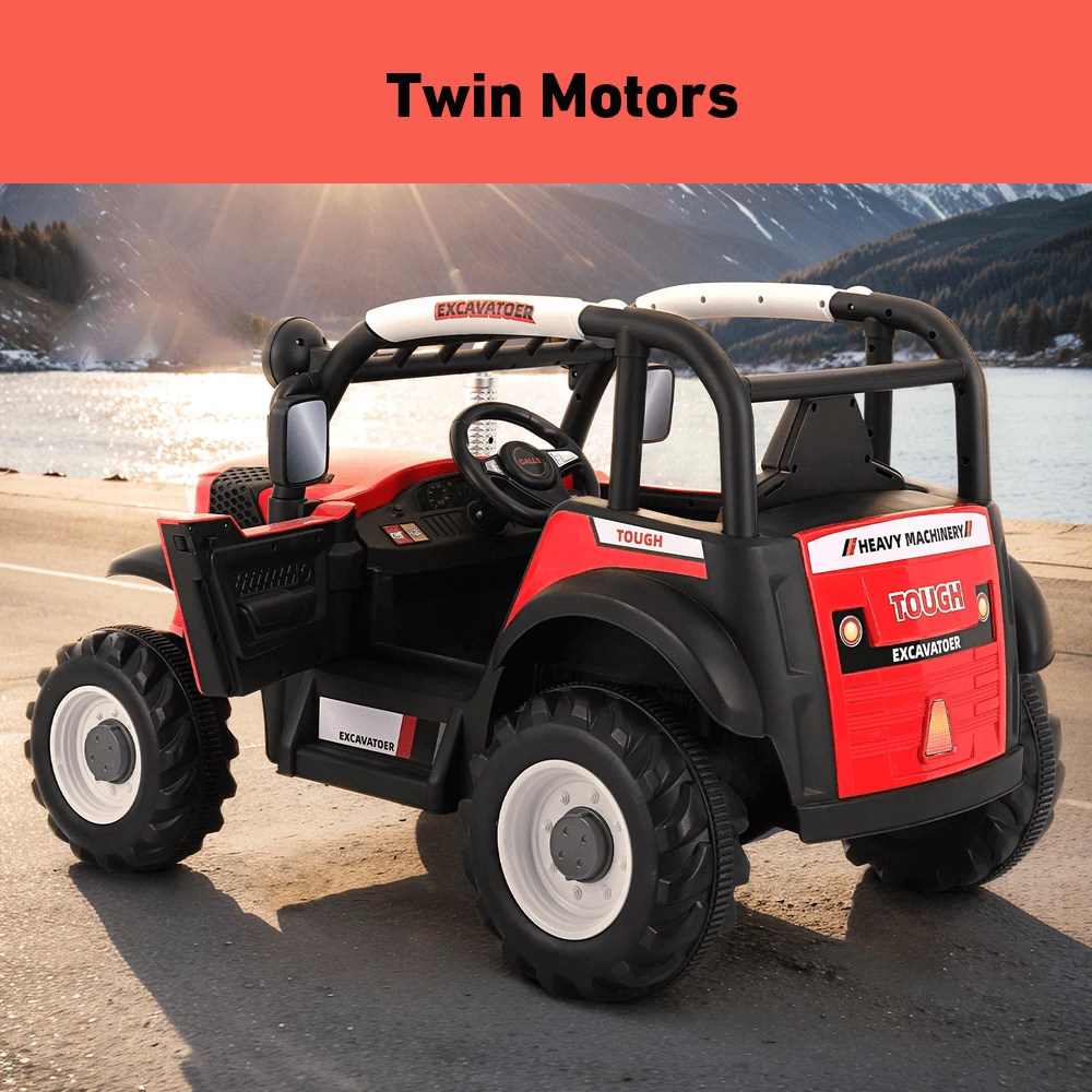 Rigo Kids 12V Off Road Jeep Kids Electric Ride On Car With Remote - Red 5 Rigo Kids 12V Off Road Jeep Kids Electric Ride On Car With Remote - Red - Image 5