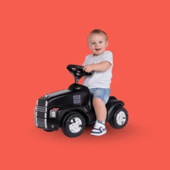 Tomy Rolly Minitruck Mack Kids Foot-to-Floor Ride On Car - Black -Kids Car Sales Rolly Minitruck Mack Kids Ride on Car Black RT1610033