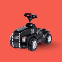 Tomy Rolly Minitruck Mack Kids Foot-to-Floor Ride On Car - Black -Kids Car Sales Rolly Minitruck Mack Kids Ride on Car Black RT1610034