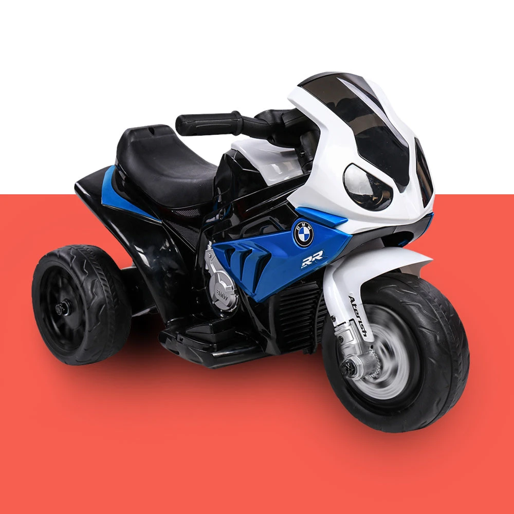 Rovo Kids Licensed BMW S1000RR Electric Ride On Motorbike - Blue 3 Rovo Kids Licensed BMW S1000RR Electric Ride On Motorbike - Blue - Image 3