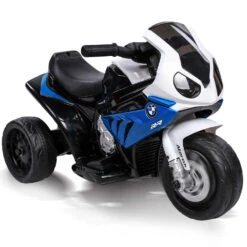 Rovo Kids Licensed BMW S1000RR Electric Ride On Motorbike - Blue