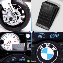 Rovo Kids Licensed BMW S1000RR Electric Ride On Motorbike - Red -Kids Car Sales Rovo Kids Licensed BMW S1000RR Ride On Motorbike with Battery and Charger Red 02